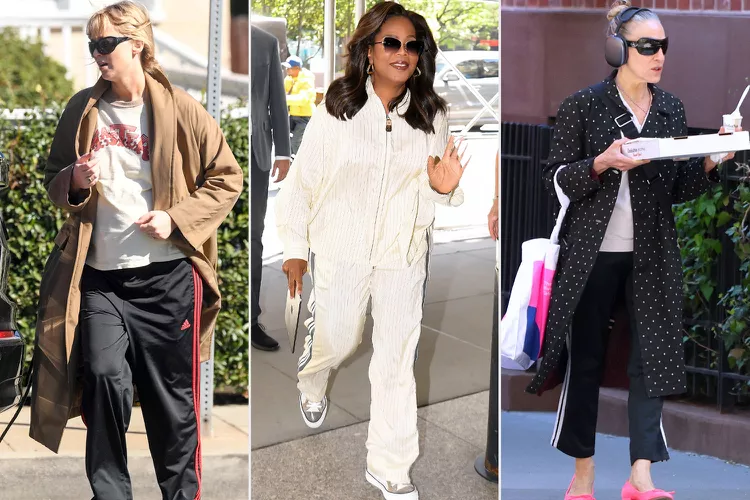 Ditch the Leggings in Favor of the Sporty Pants Style Jennifer Lawrence Has Worn with Blazers, Cardigans, and More