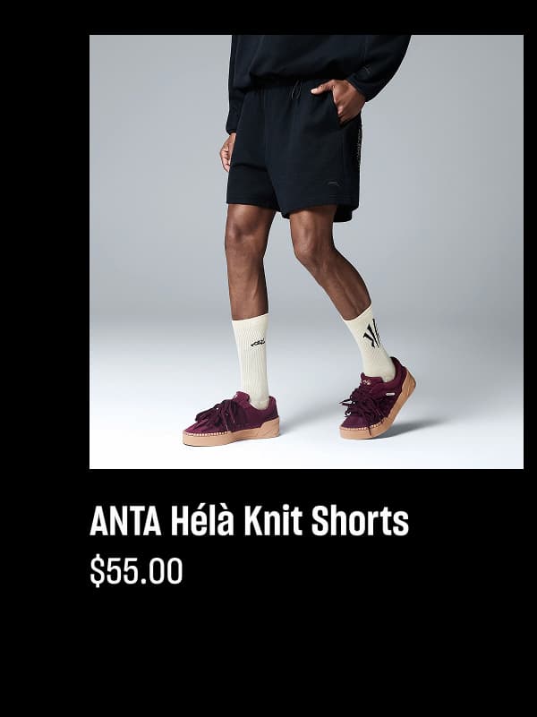 ANTA Hélà Knit Shorts