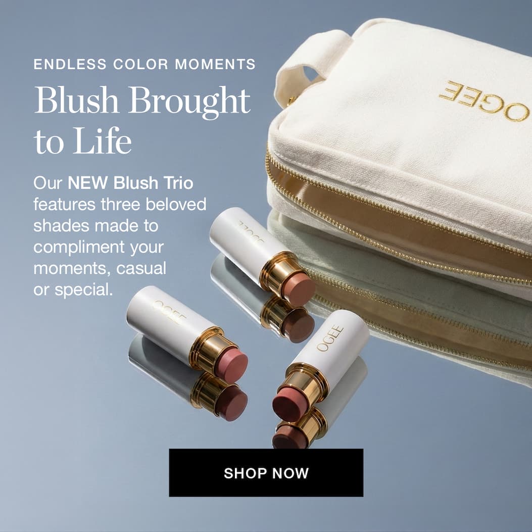Our NEW Blush Trio features three beloved shades made to compliment your moments, casual or special.