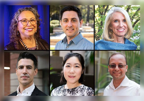 Collage of six UCLA faculty members