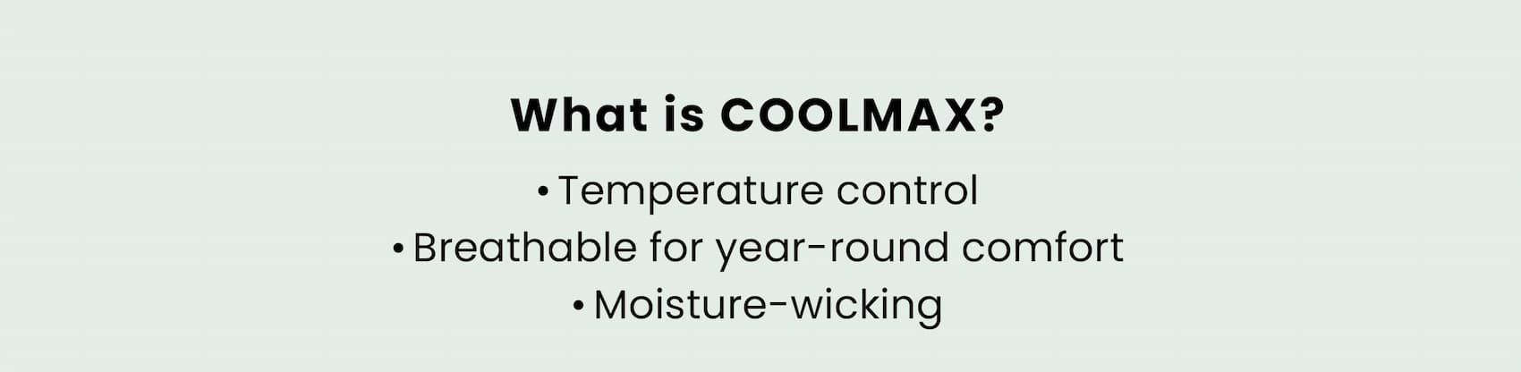 Cool for the Summer. Your Favorite fits now in coolmax.