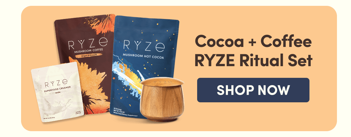 Cocoa + Coffee RYZE Ritual Set | Shop Now