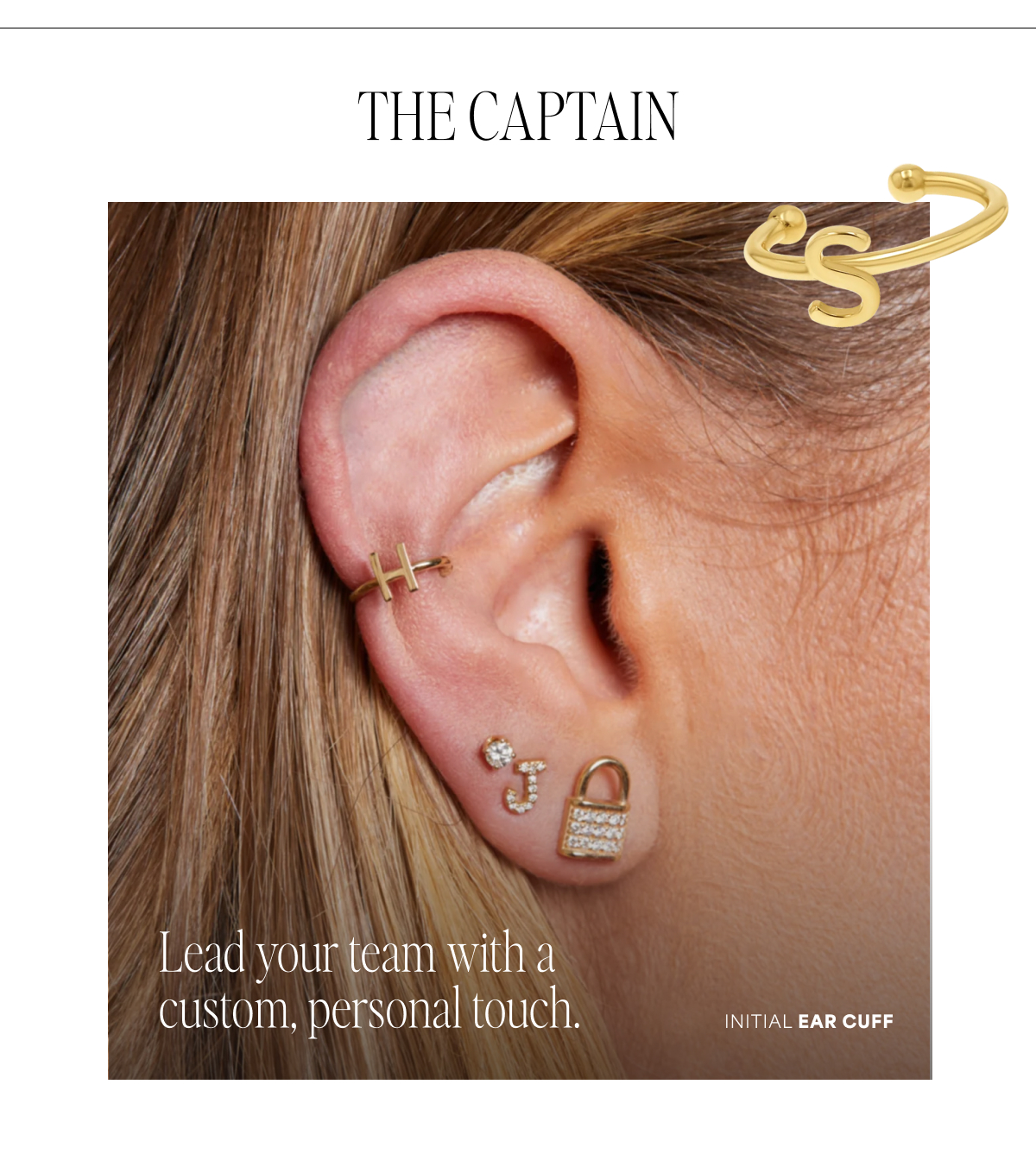 Initial Ear Cuff
