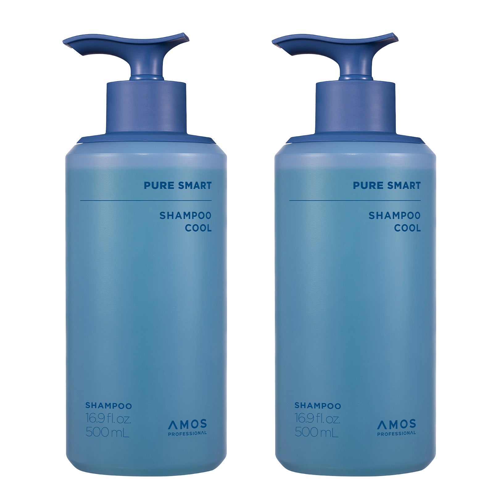 AMOS Professional Pure Smart Shampoo, 16.9 fl oz, 2-Pack
