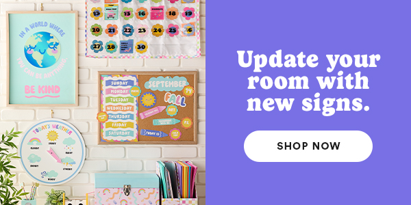 Update your room with new signs. SHOP NOW