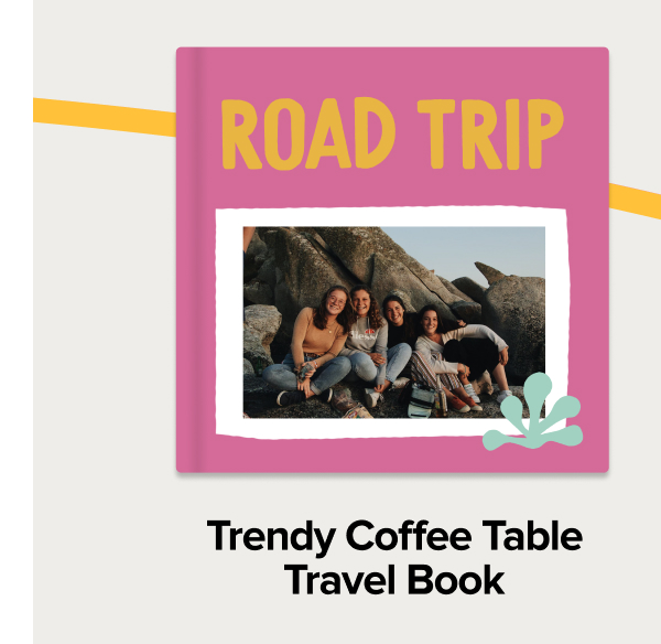 Trendy Coffee Table Travel Book