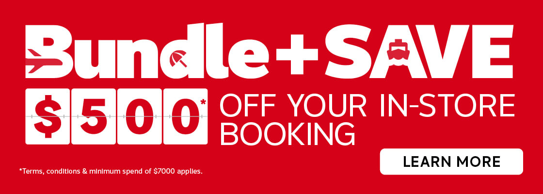 Bundle + SAVE $500* OFF your instore booking