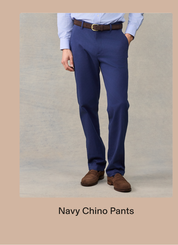 Navy Chino Pants