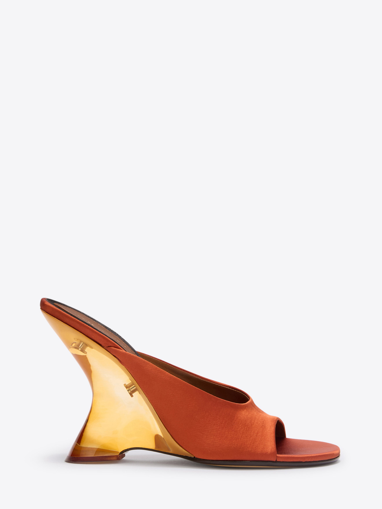 Open-toe satin mules - Dries Van Noten