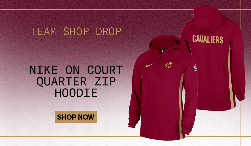 Team Shop Drop: Nike On Court Quarter Zip Hoodie. Click to shop now.