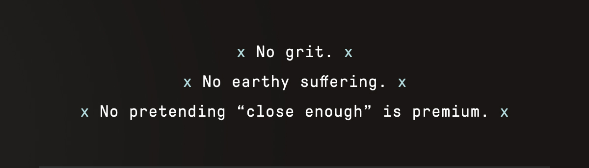 no grit