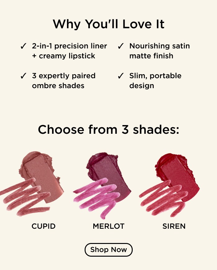 Choose from three shades!