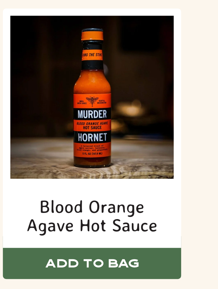 Blood Orange Agave Hot Sauce