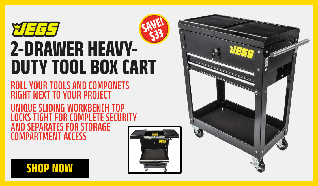 2-Drawer Heavy-Duty Tool Box Cart