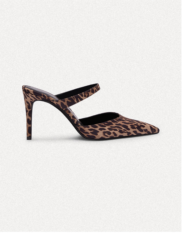 Stuart Power Mule 85 in Leopard Print