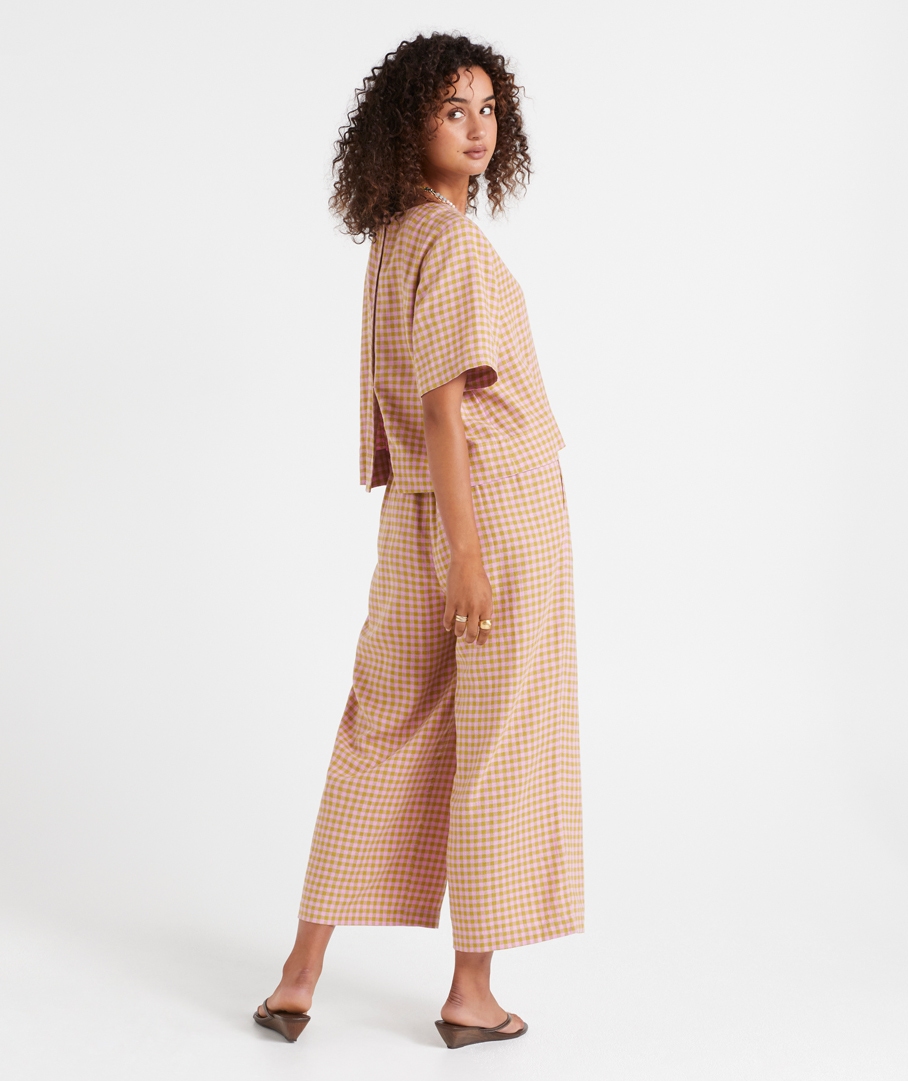 ELLA EUROPEAN LINEN BLEND CULOTTE