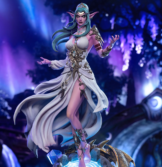 Tyrande Whisperwind Statue