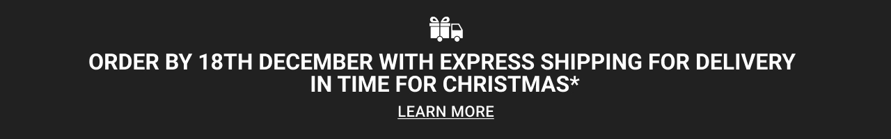ORDER BY 15TH DECEMBER WITH STANDARD SHIPPING FOR DELIVERY IN TIME FOR CHRISTMAS* free DELIVERY WHEN YOU SPEND $99+