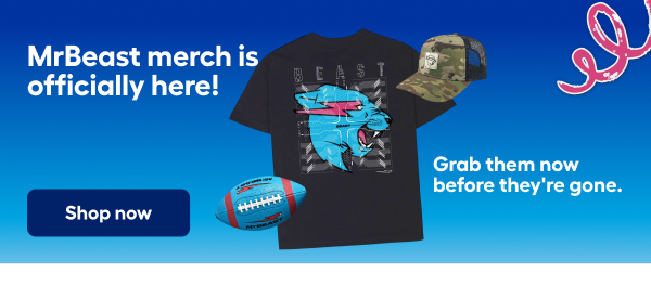 MrBeast merch is officially here!