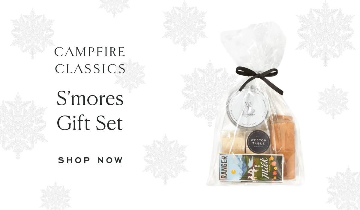 Campfire Classics. S’mores Gift Set. Shop Now.