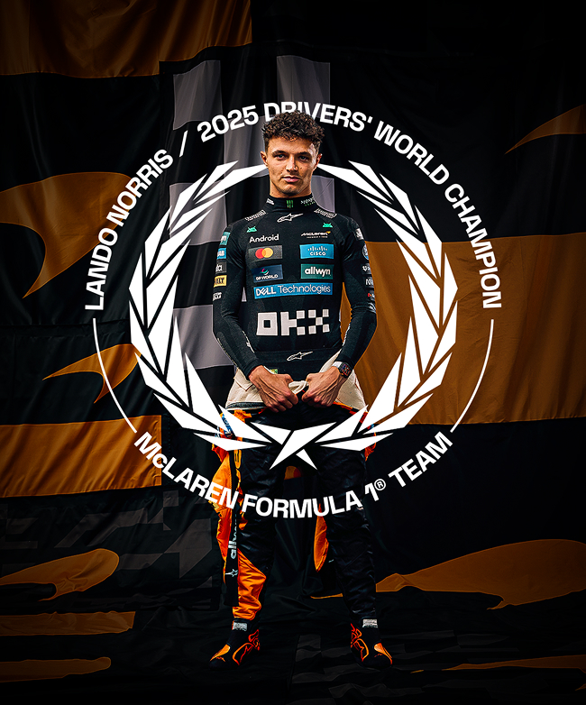 Lando Norris is the Drivers' World Champion