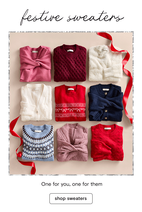 Festive Sweaters