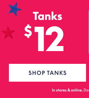 Tanks $12