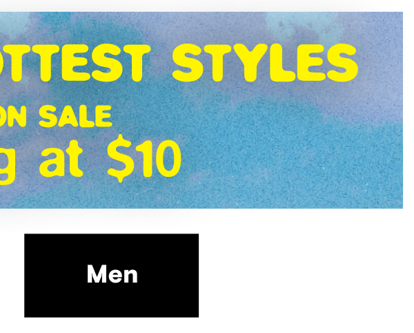 Summer Sale $10 & Up Shop Men