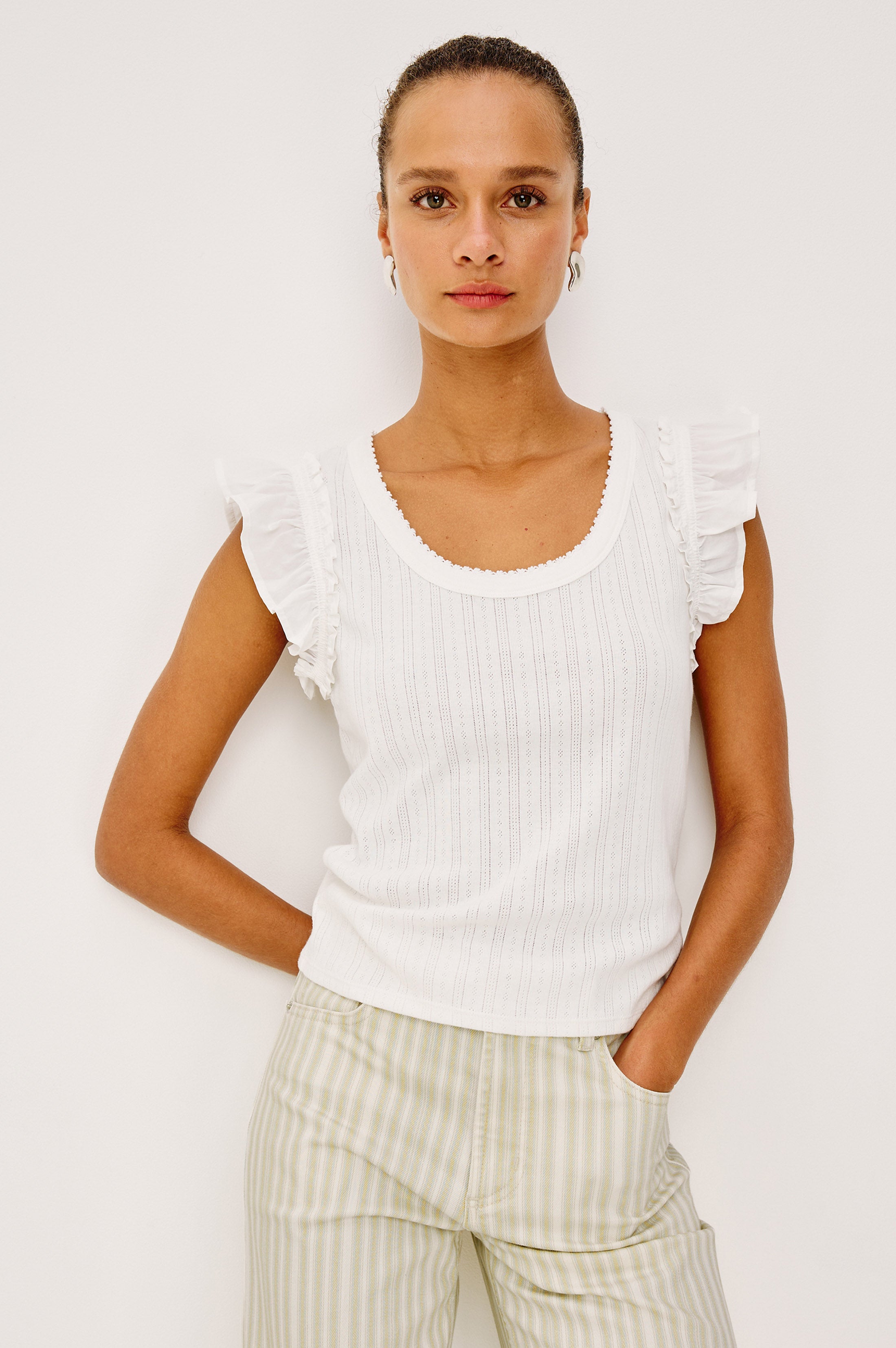 Image of GIOVANNA TOP - WHITE