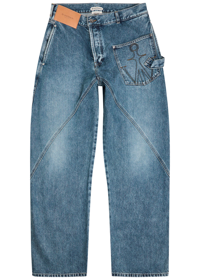 JW ANDERSON Twisted Workwear straight-leg jeans