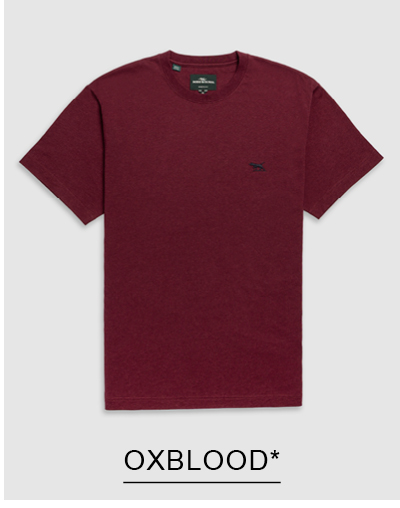 Shop The Gunn Sports Fit Tee 2.0, Oxblood online and instore at Rodd & Gunn