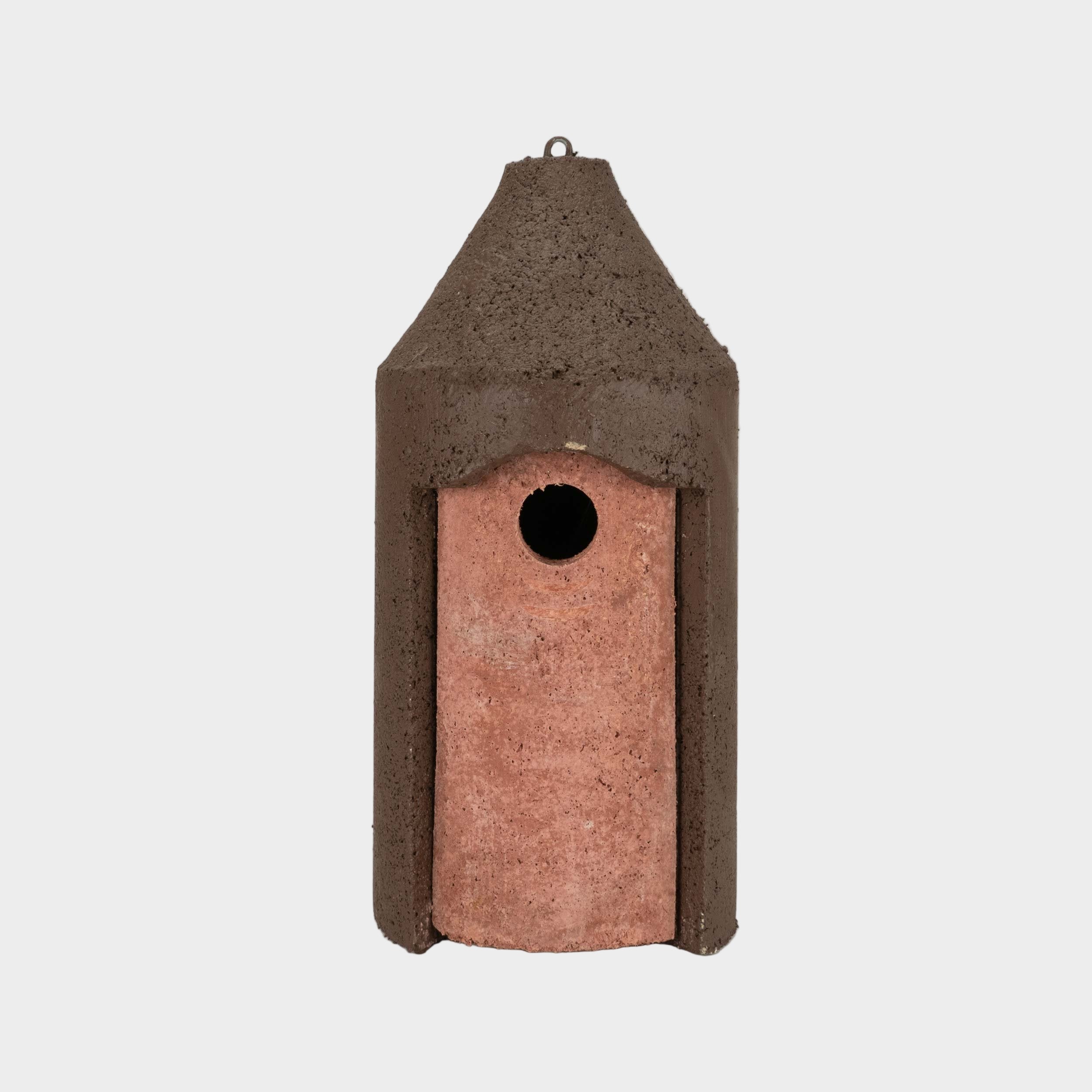 Image of Brutalist Birdhouse- Suspended Cone- 1.25" Entrance