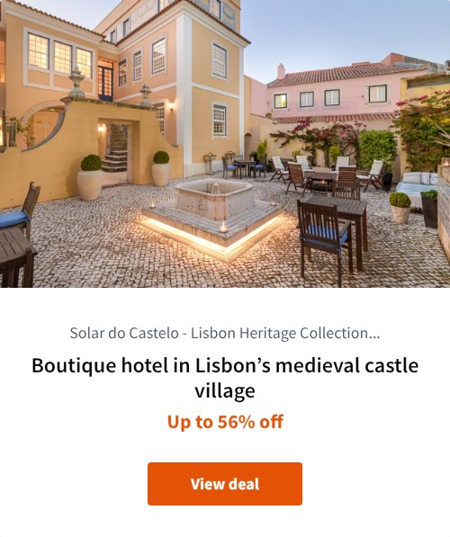 Boutique hotel in Lisbon%27s medieval castle village