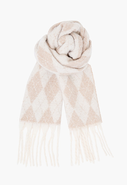Supersoft Diamond Check Scarf
