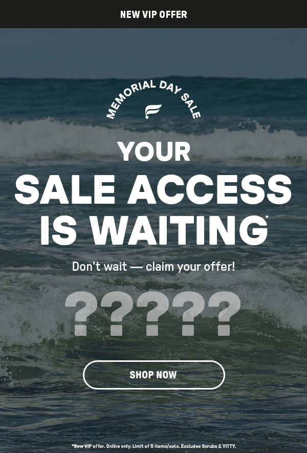 Sale Access Is Waiting