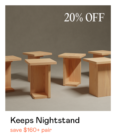 Keeps Nightstand Natural finish for Presidents Day Discount