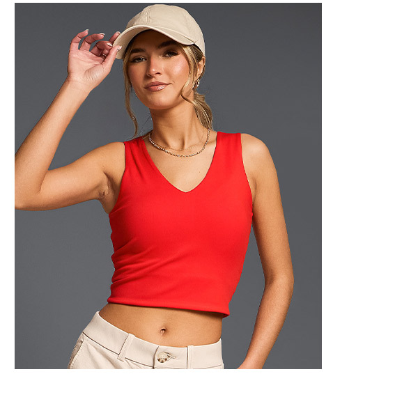 Shaping & Smoothing Cropped Tank Top