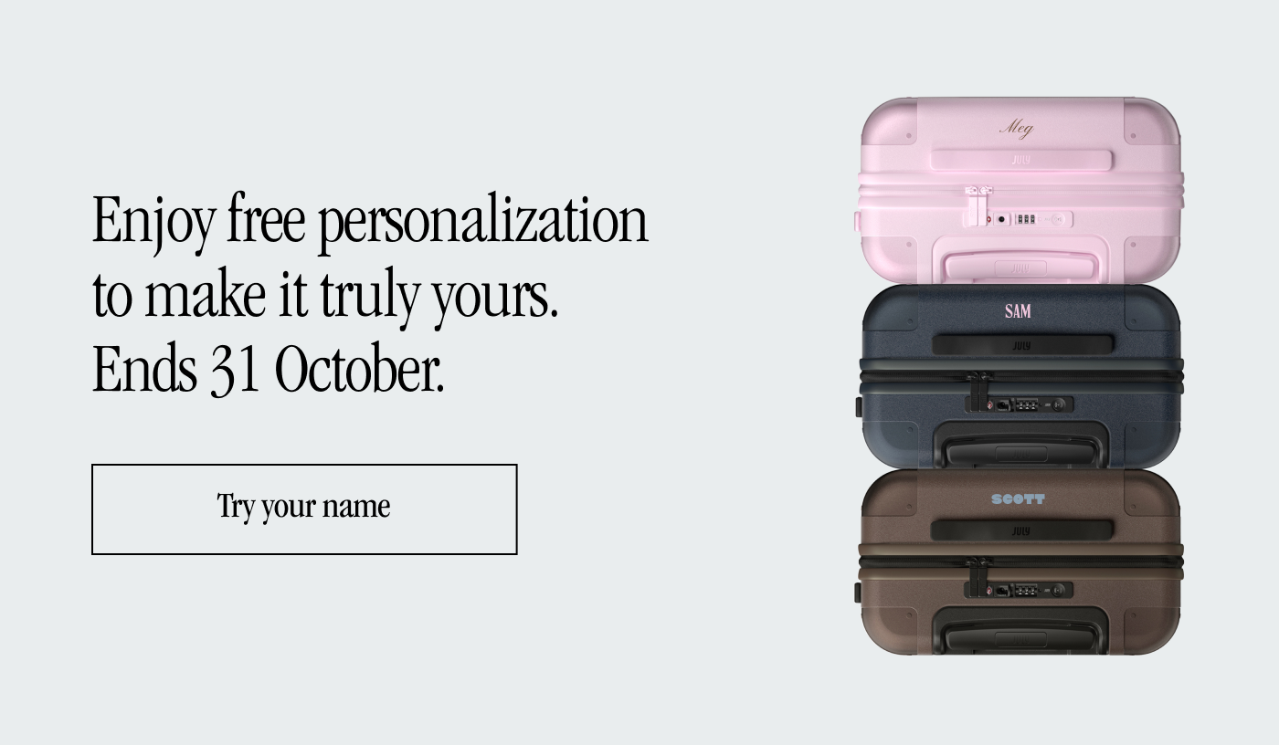 Enjoy free personalization. Ends 31 October. 