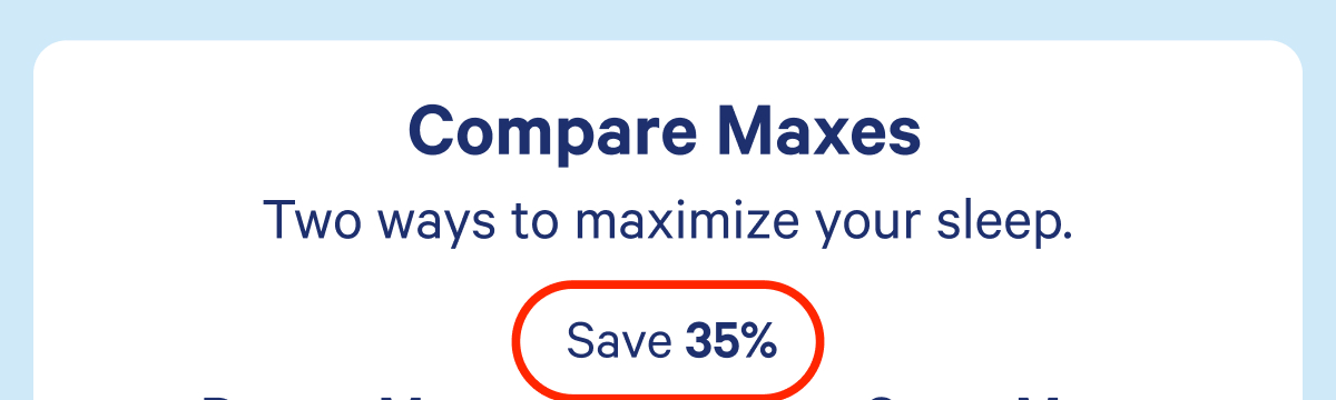 Compare maxes