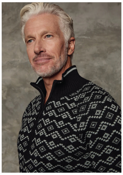 Shop Leo Fairisle Zip Sweater