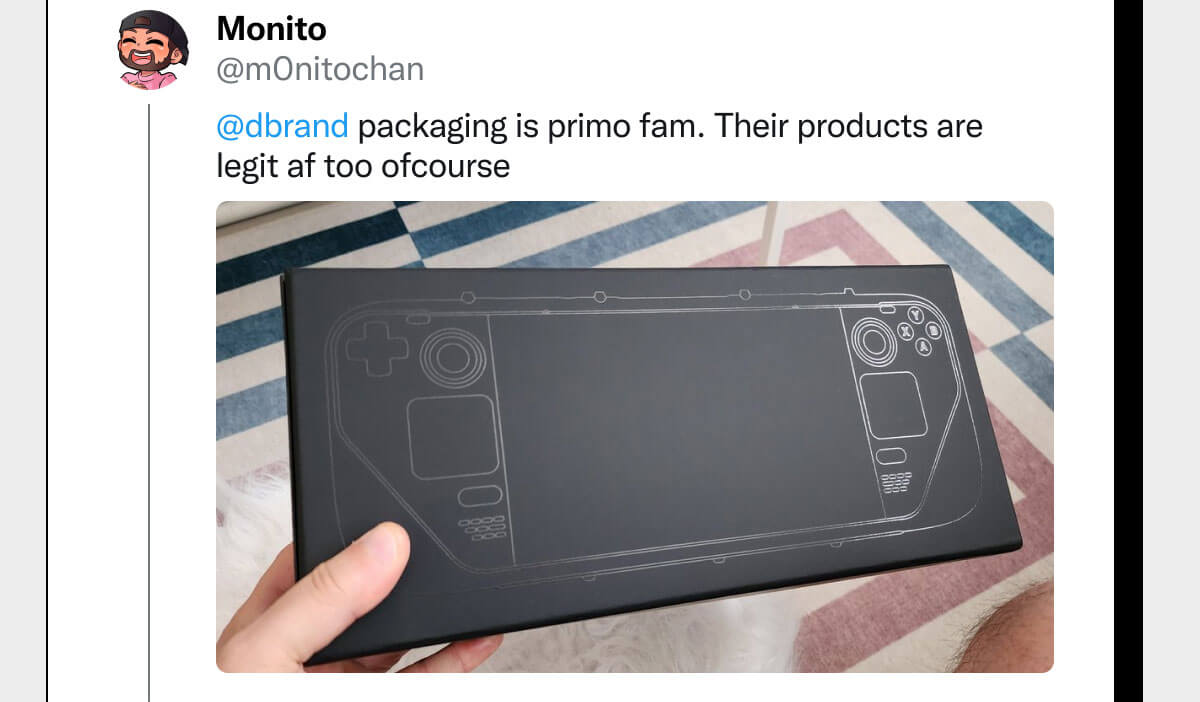 dbrand packaging is primo fam. Their products are legit af too, of course.