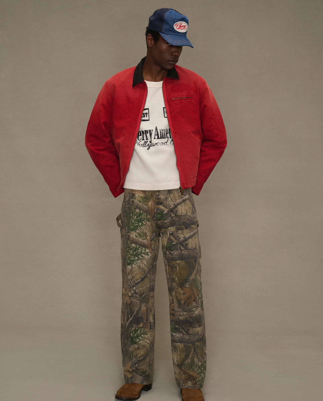 Wide Leg Double Knee Pant