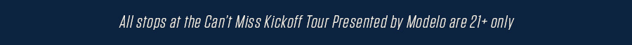 Join us on tour this football season!