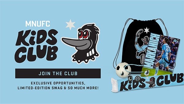 MNUFC Kids Club | Join the Club | Exclusive Opportunities, Limited-Edition Swag, & So Much More!