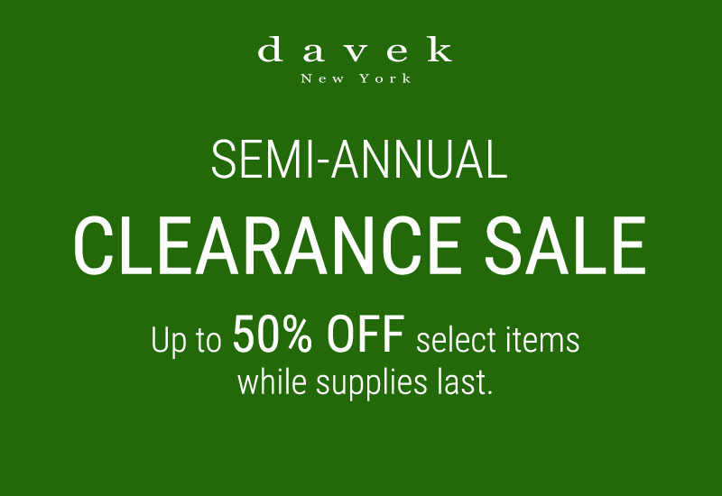 Davek Clearance Sale - up to 60% off