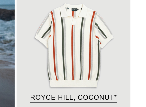 Shop Royce Hill Knit, Coconut online and instore at Rodd & Gunn