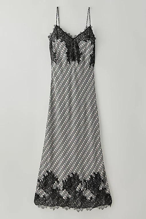 Check Me Out Column Slip Dress
