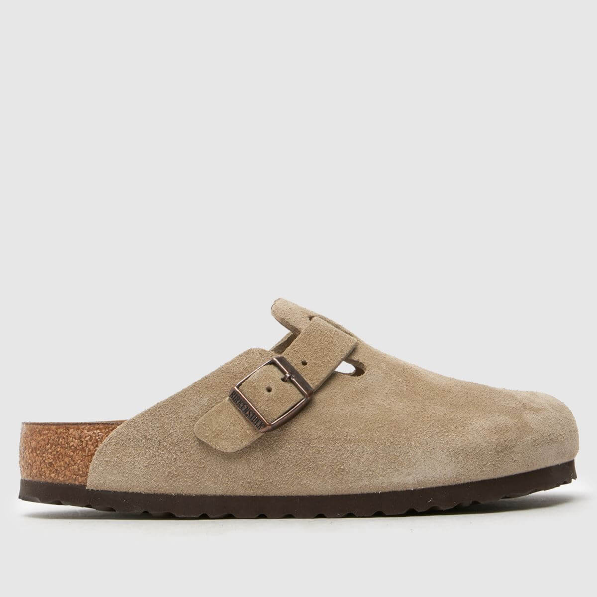 An image of a taupe BIRKENSTOCK Boston clog
