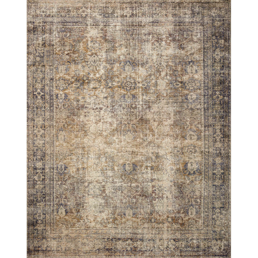 Amber Lewis x Loloi Morgan Sunset / Ink Area Rug feat. CloudPile