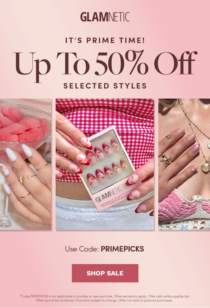 Shop Up to 50% Off Select Prime Time Styles